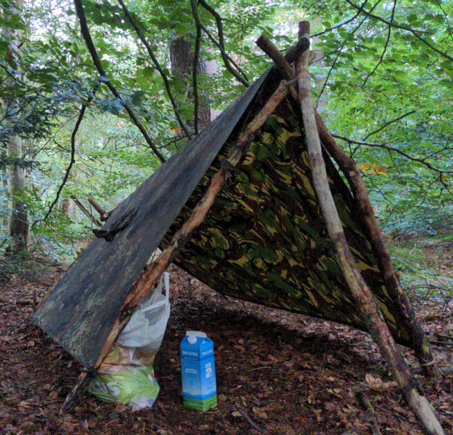 Tarp Shelter Tarp Shelter